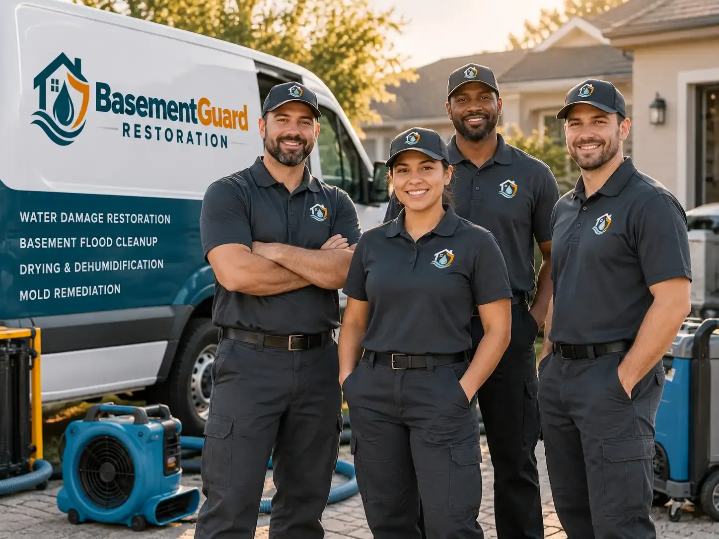 Basement Water Damage Restoration company in Clare, IA
